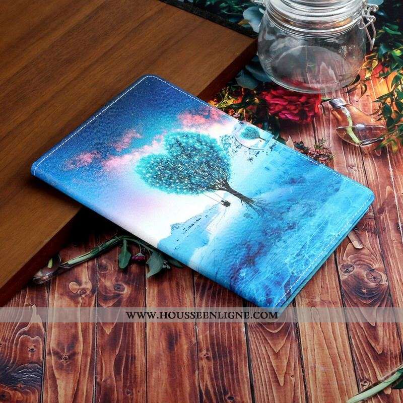 Housse Samsung Galaxy Tab A7 Lite Arbre Coeur