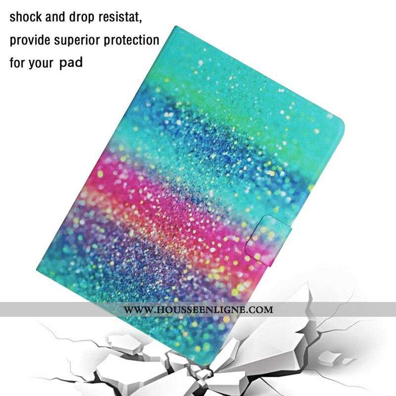 Housse Samsung Galaxy Tab A7 Lite Design Paillettes