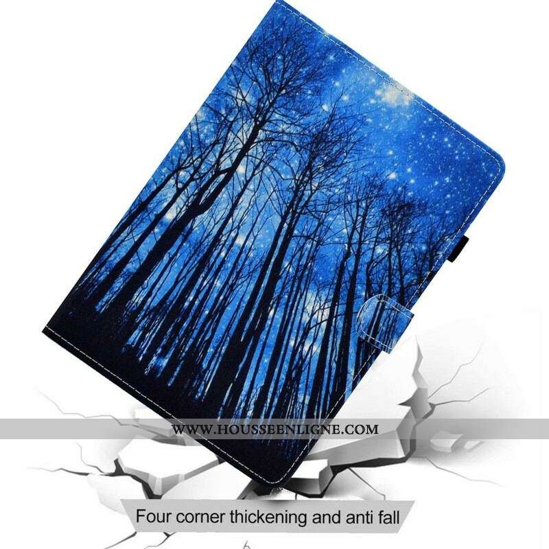 Housse Samsung Galaxy Tab A7 Lite Forêt de Nuit