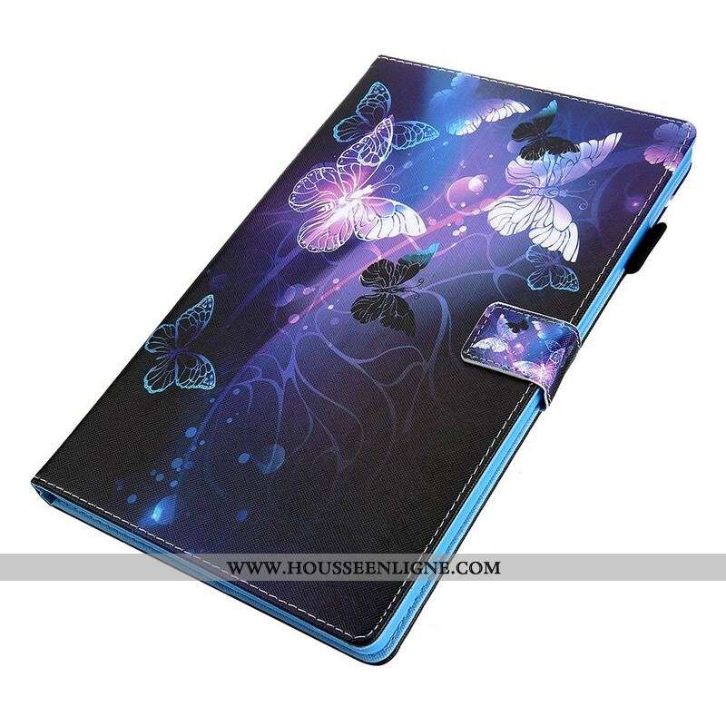 Housse Samsung Galaxy Tab A7 Lite Papillons Magiques