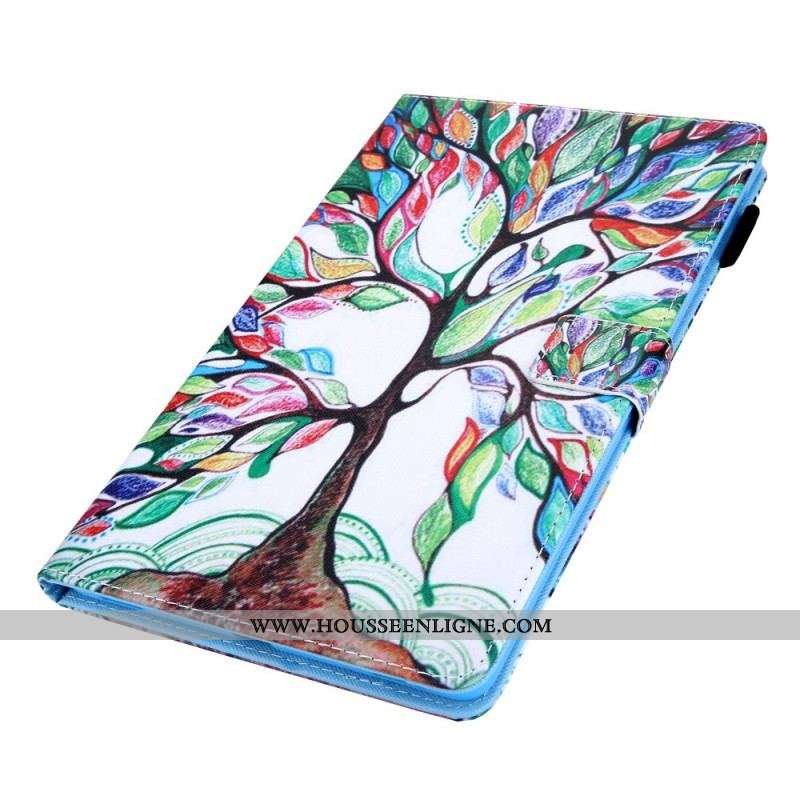 Housse Samsung Galaxy Tab A8 (2021) Arbre Multicolore