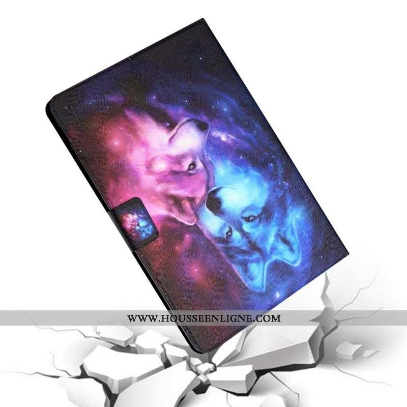 Housse Samsung Galaxy Tab A8 (2021) Couple de Loups