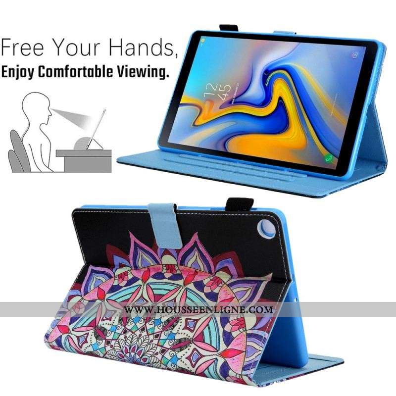 Housse Samsung Galaxy Tab A8 (2021) Mandala Graphique