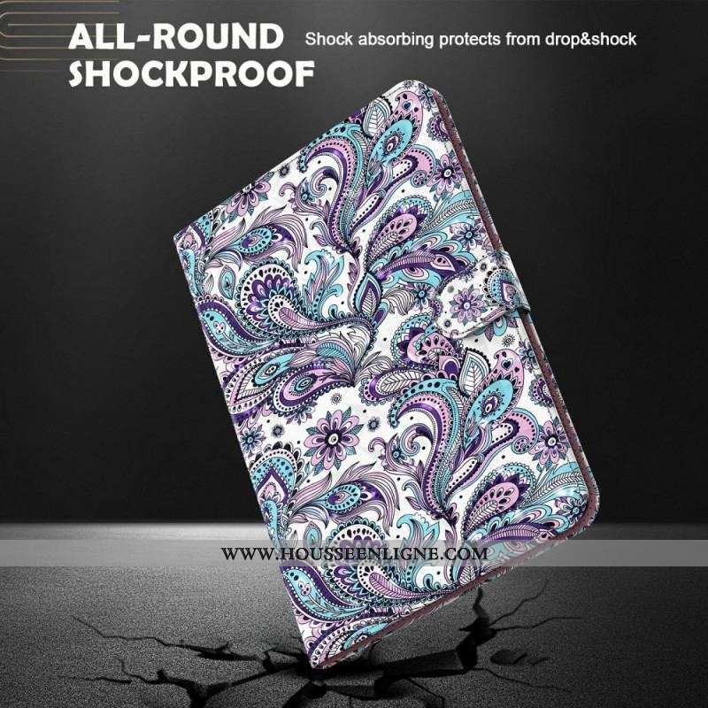 Housse Samsung Galaxy Tab A8 (2021) Motif Cachemire