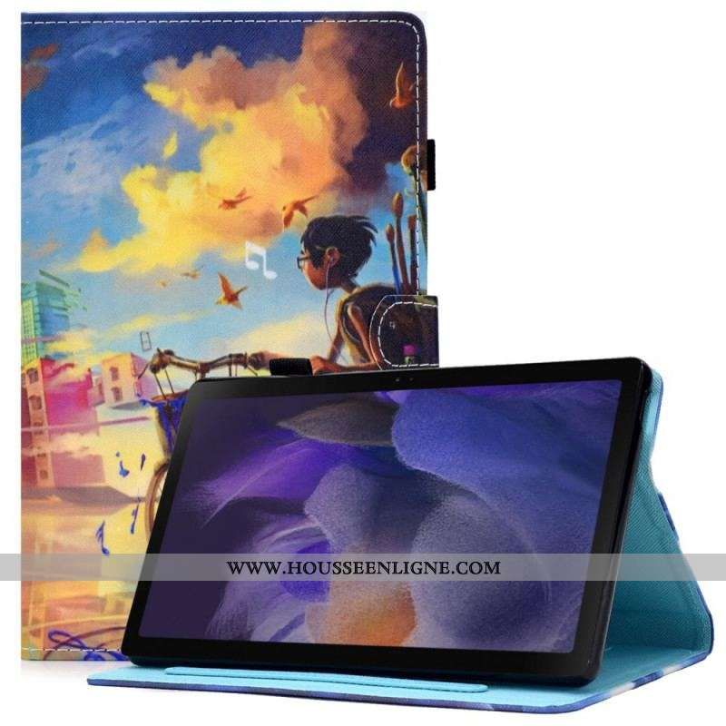 Housse Samsung Galaxy Tab A8 (2021) Vélo Art