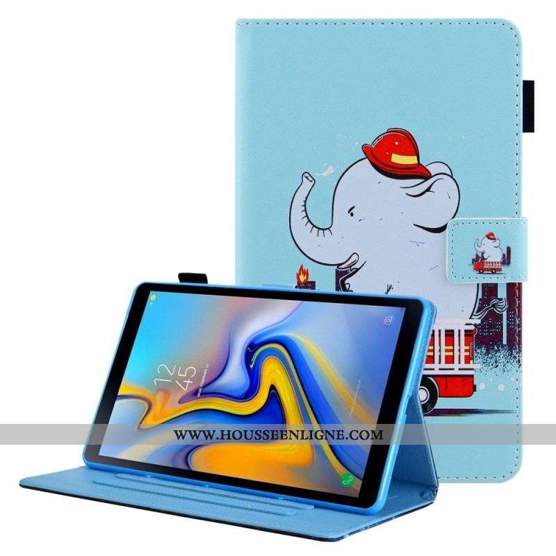 Housse Samsung Galaxy Tab A8 (2021) Éléphant Pompier