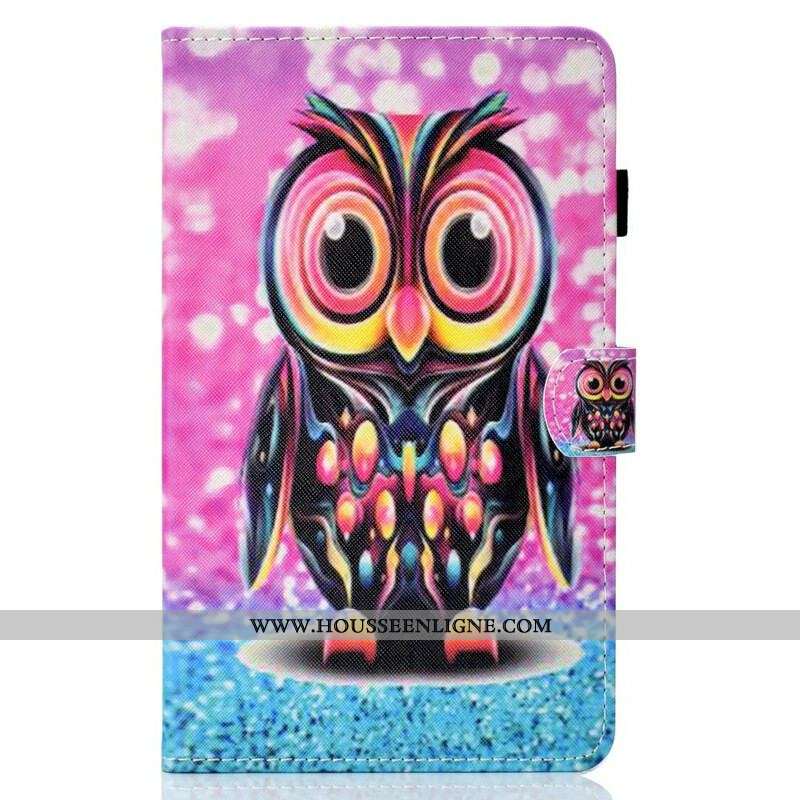 Housse Samsung Galaxy Tab S8 / Tab S7 Hibou Éclaté