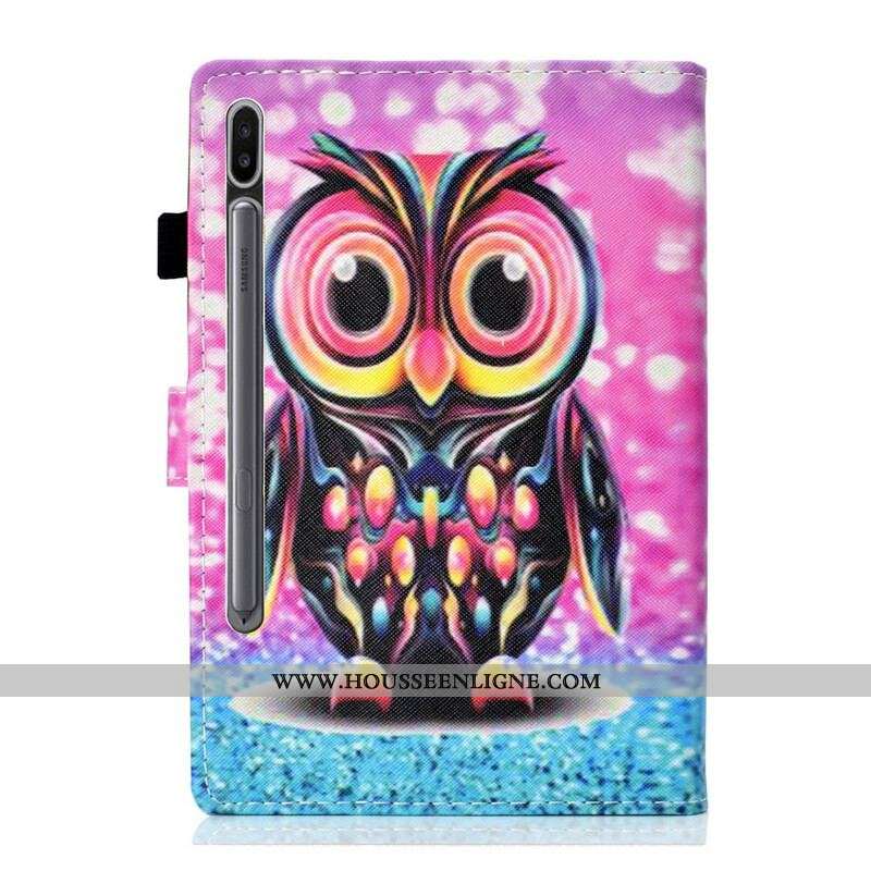 Housse Samsung Galaxy Tab S8 / Tab S7 Hibou Éclaté