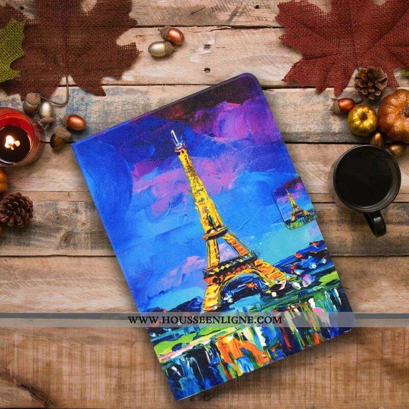 Housse Samsung Galaxy Tab S8 / Tab S7 Tour Eiffel