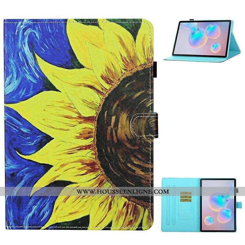 Housse Samsung Galaxy Tab S8 / Tab S7 Tournesol Peint