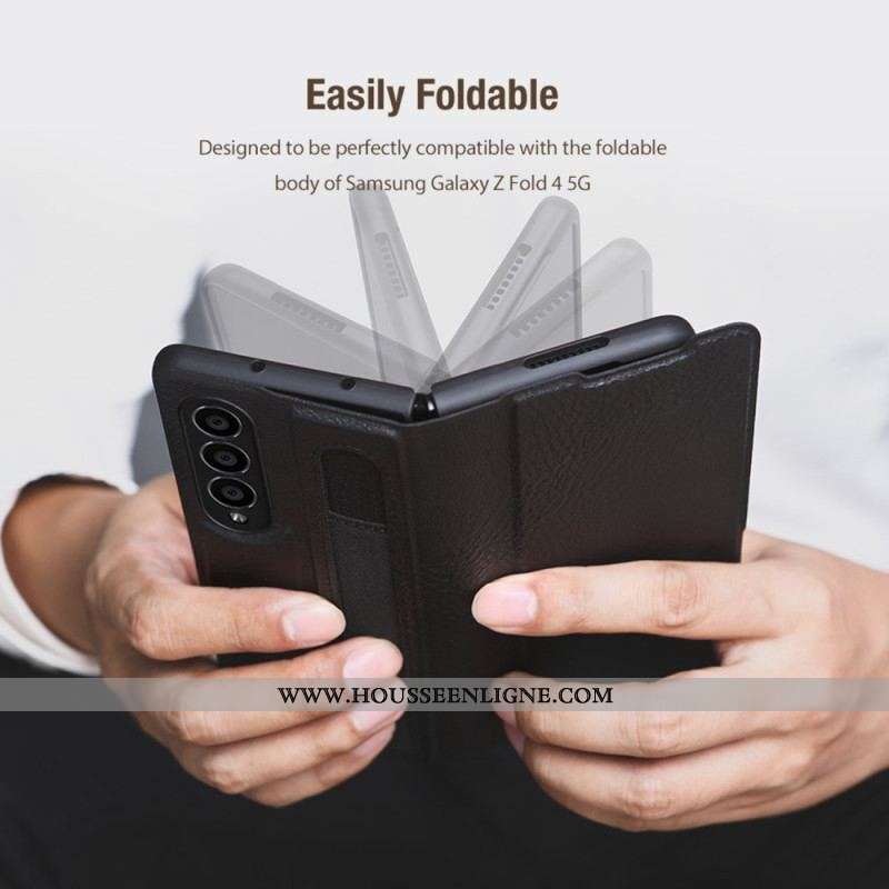 Housse Samsung Galaxy Z Fold 4 NILLKIN Simili Cuir