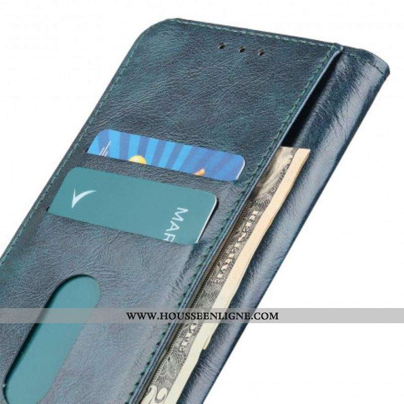 Housse Sony Xperia 1 III Simili Cuir Bouton Verni