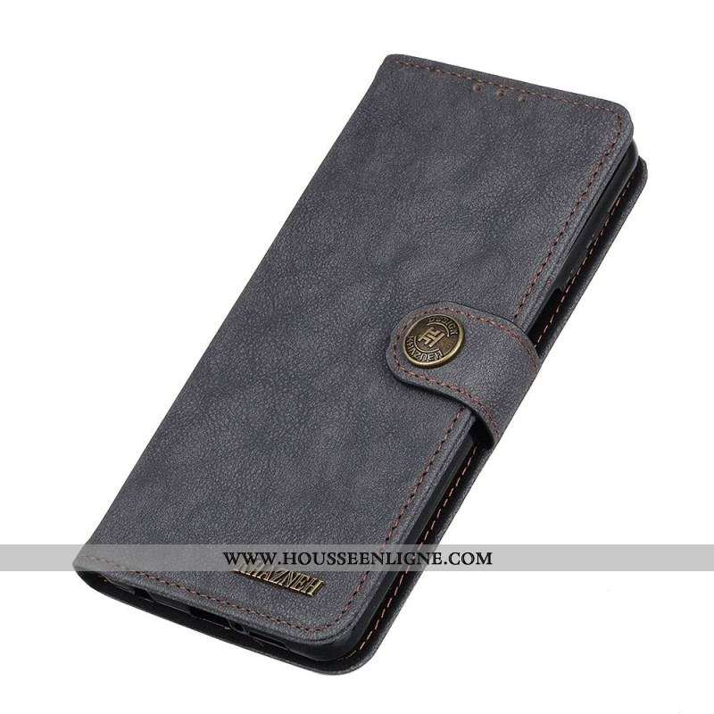 Housse Sony Xperia 1 IV Cuir Fendu Vintage KHAZNEH