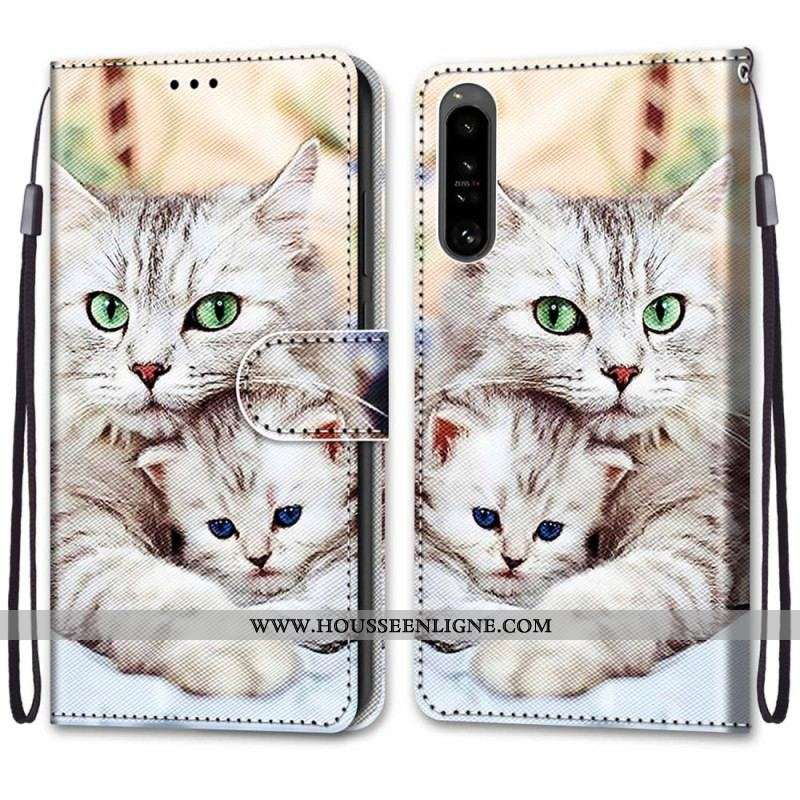 Housse Sony Xperia 1 IV Famille de Chat