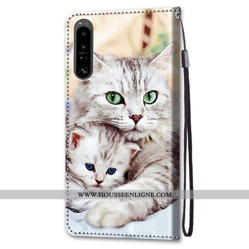 Housse Sony Xperia 1 IV Famille de Chat