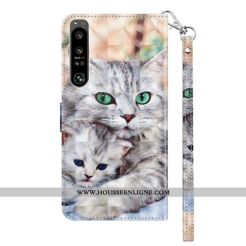 Housse Sony Xperia 1 IV Famille de Chats