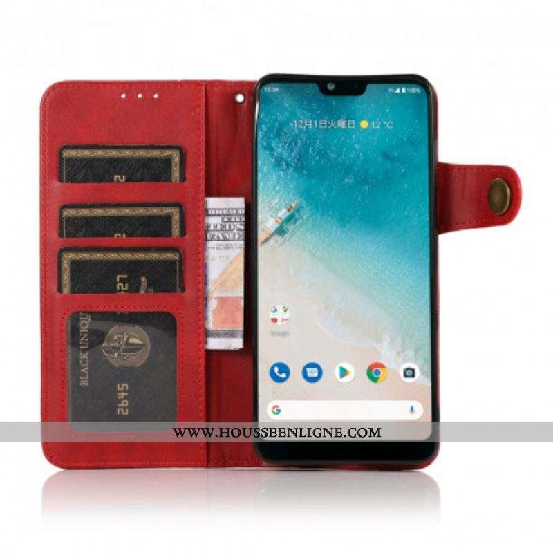 Housse Sony Xperia 10 III Bouton Magnétique KHAZNEH