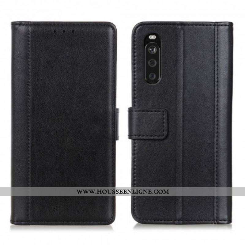 Housse Sony Xperia 10 III Style Cuir Classique