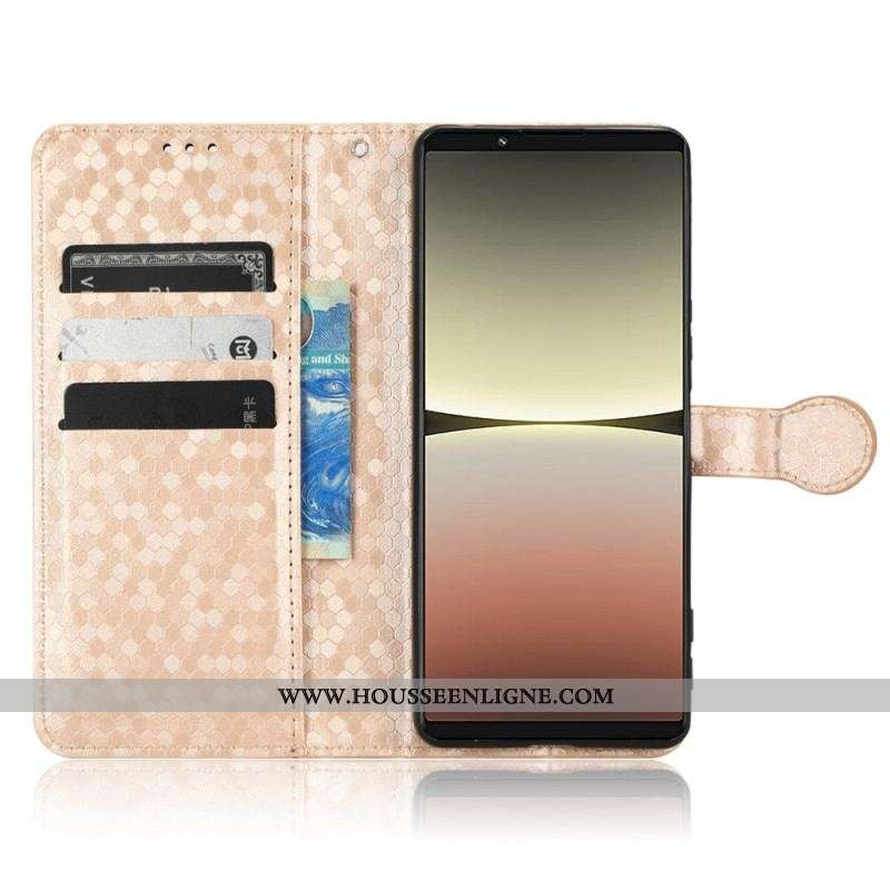 Housse Sony Xperia 5 IV Design 3D à Lanière