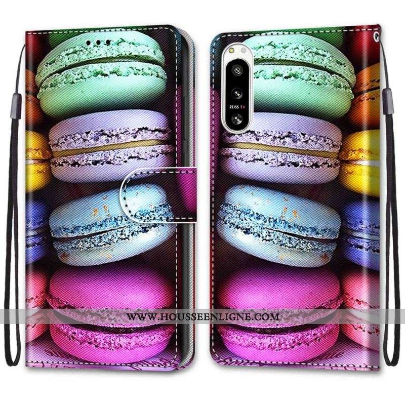 Housse Sony Xperia 5 IV Macarons