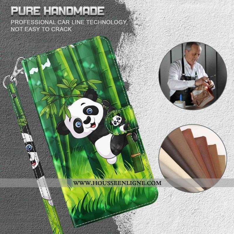 Housse Sony Xperia 5 IV Panda Bambou à Lanière