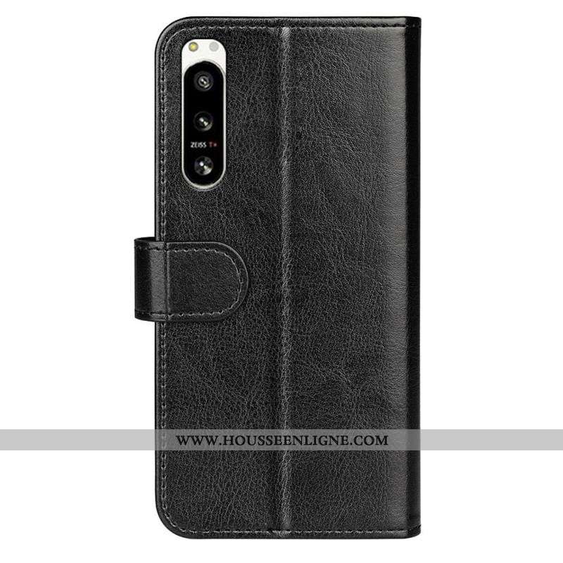 Housse Sony Xperia 5 IV Simili Cuir Vintage