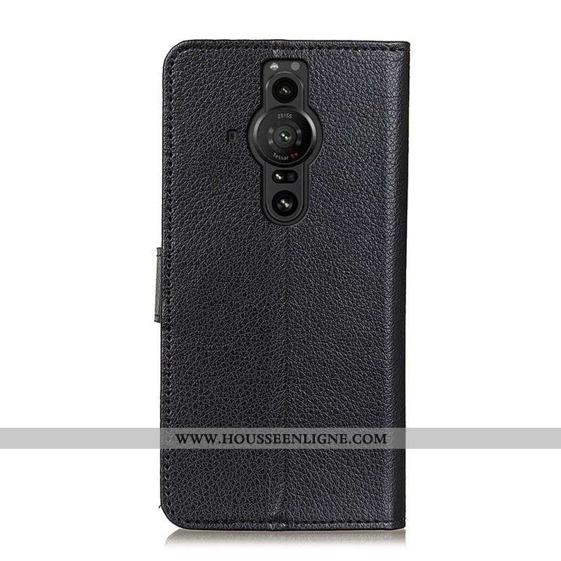 Housse Sony Xperia Pro-I Simili Cuir Traditionnel