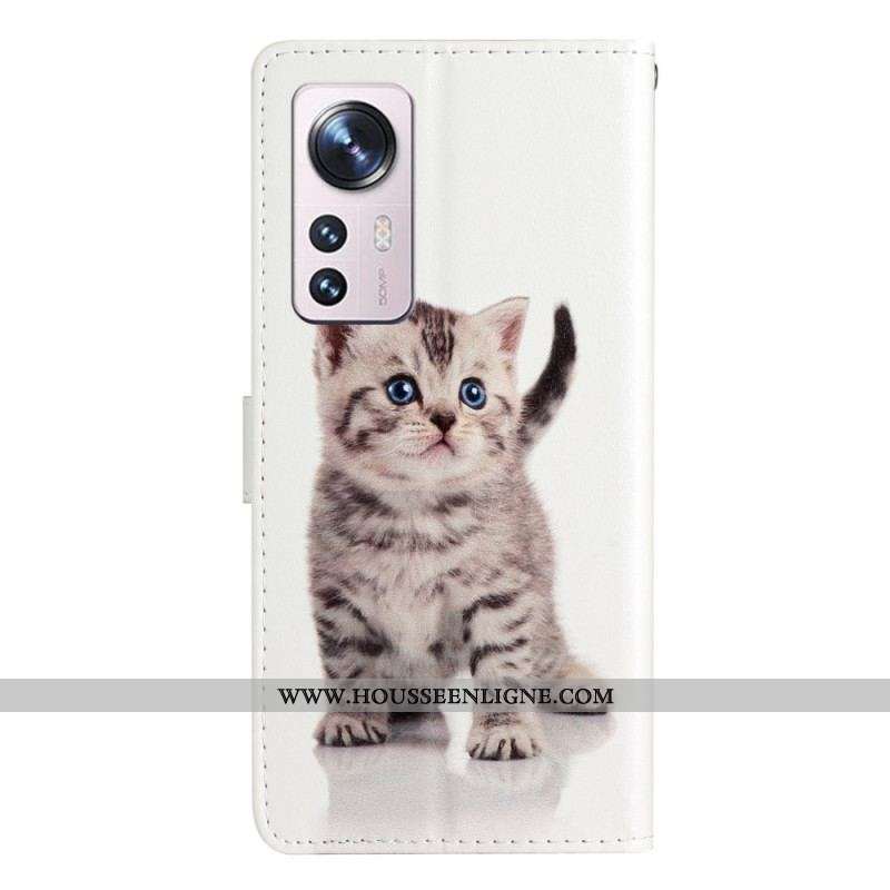 Housse Xiaomi 12 Lite Chaton à Lanière