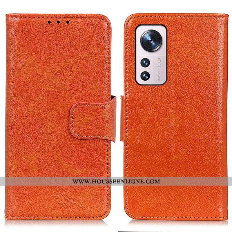 Housse Xiaomi 12 Pro Cuir Nappa Fendu