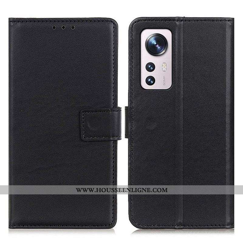 Housse Xiaomi 12 Pro Simili Cuir Simple