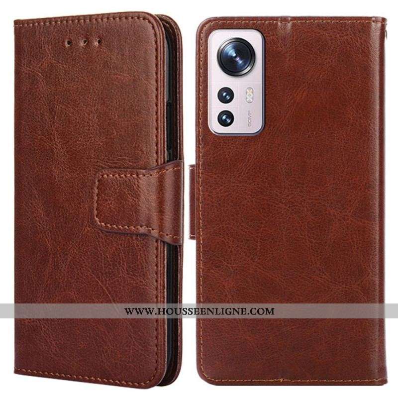 Housse Xiaomi 12 Pro Style Cuir Vintage