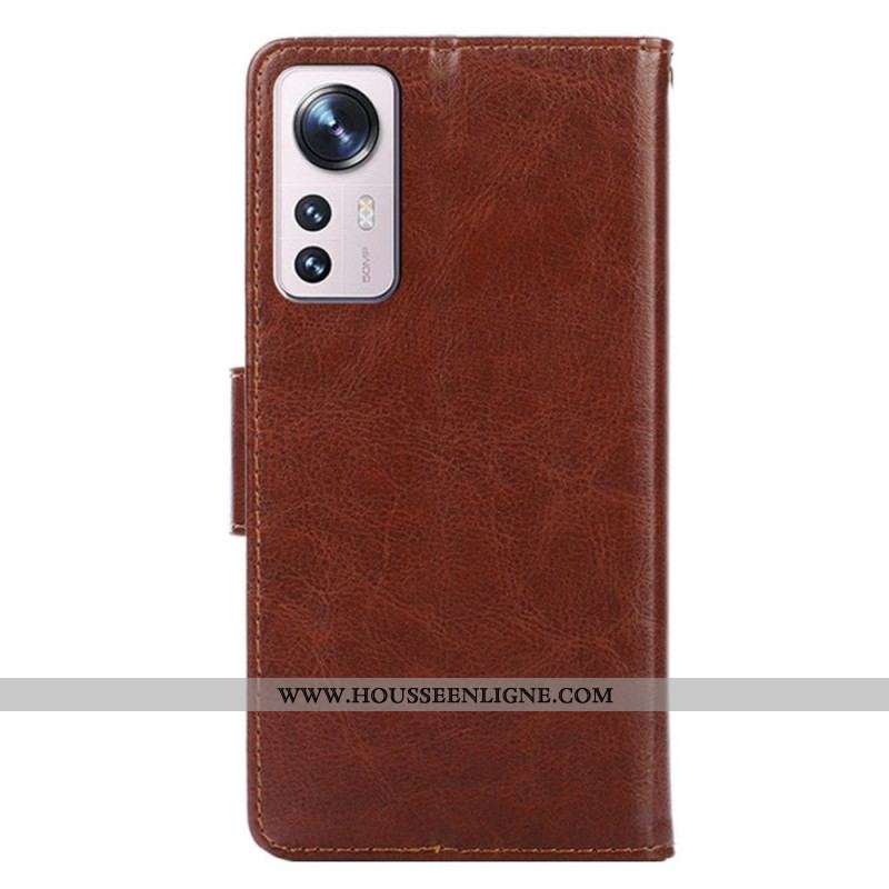 Housse Xiaomi 12 Pro Style Cuir Vintage