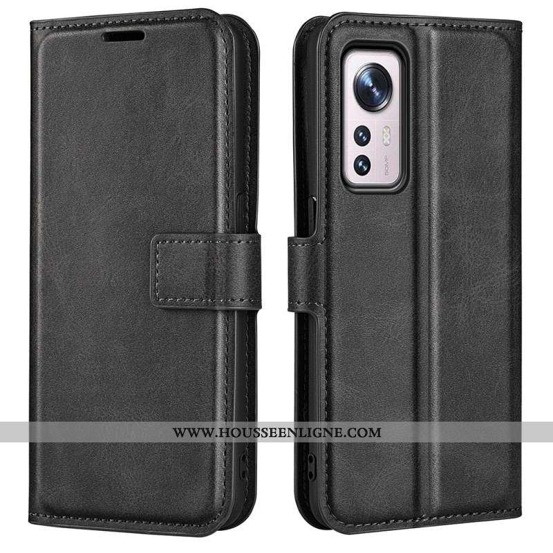 Housse Xiaomi 12 Pro Texture Cuir