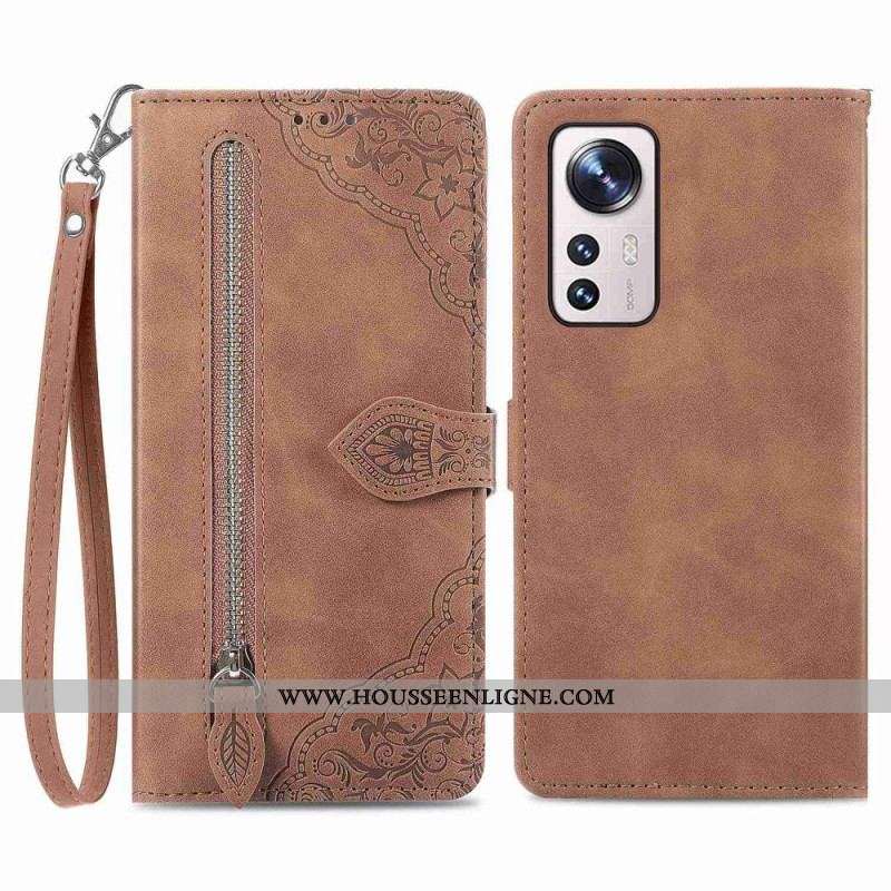 Housse Xiaomi 12T / 12T Pro Pochette Frontale Fleurs