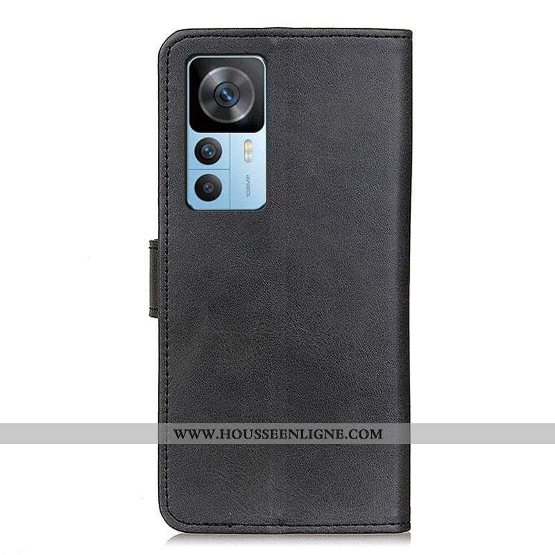 Housse Xiaomi 12T / 12T Pro Simili Cuir Mat