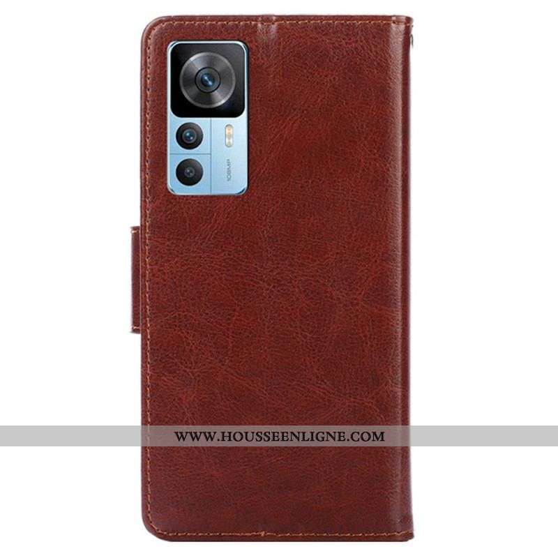 Housse Xiaomi 12T / 12T Pro Simili Cuir Vintage