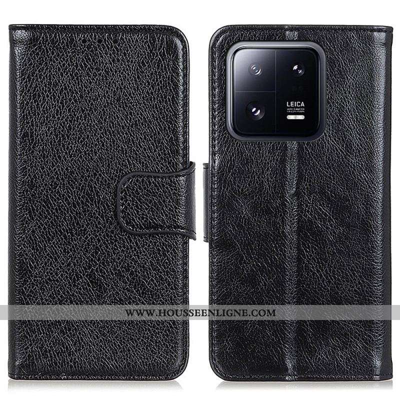 Housse Xiaomi 13 Cuir Nappa Fendu