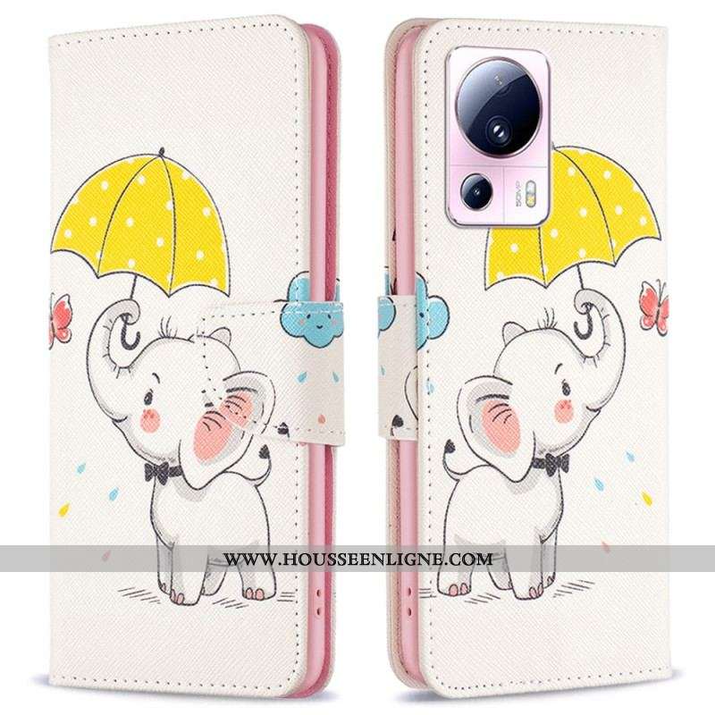 Housse Xiaomi 13 Lite Bébé Éléphant