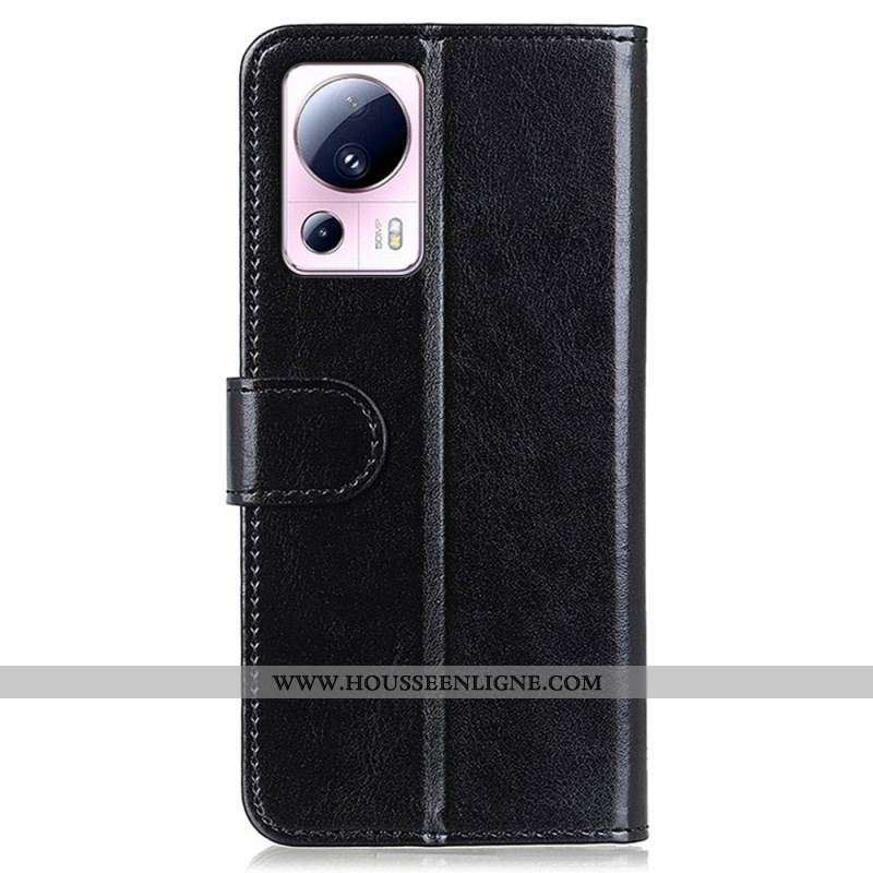 Housse Xiaomi 13 Lite Simili Cuir Verni