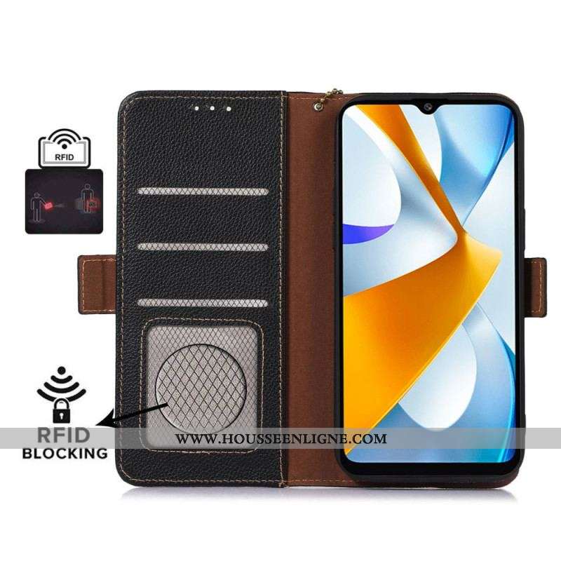 Housse Xiaomi 13 Lite Vrai Cuir Protection RFID