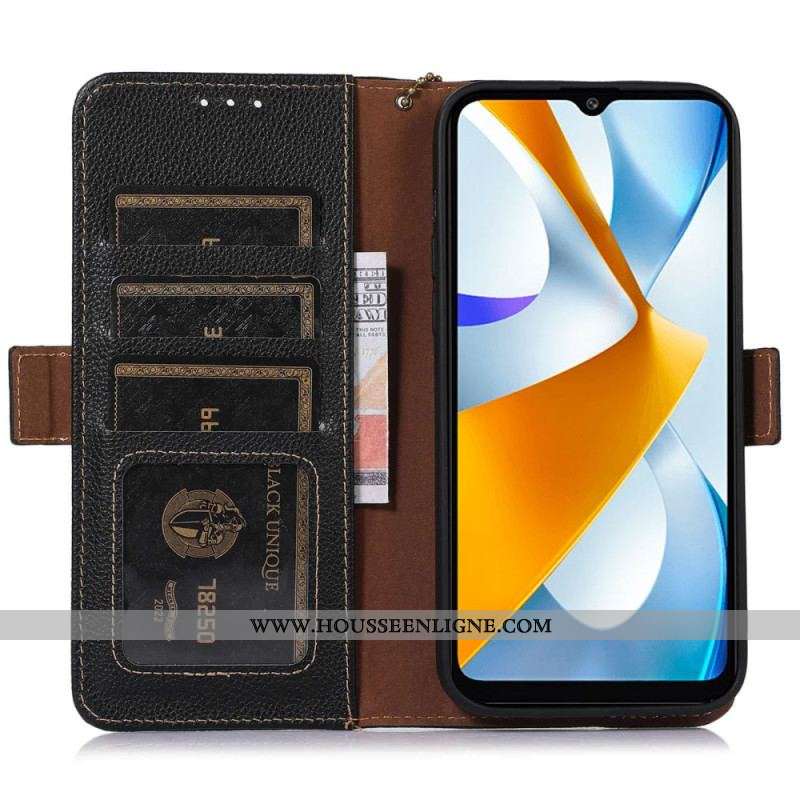 Housse Xiaomi 13 Lite Vrai Cuir Protection RFID