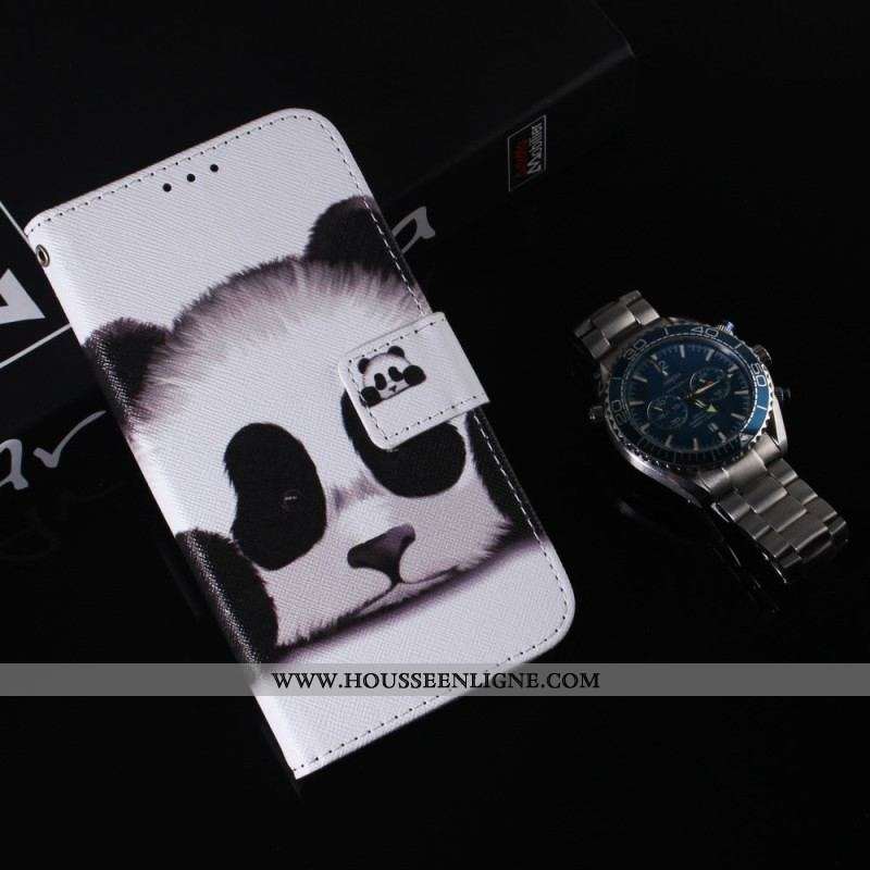 Housse Xiaomi 13 Panda à Lanière