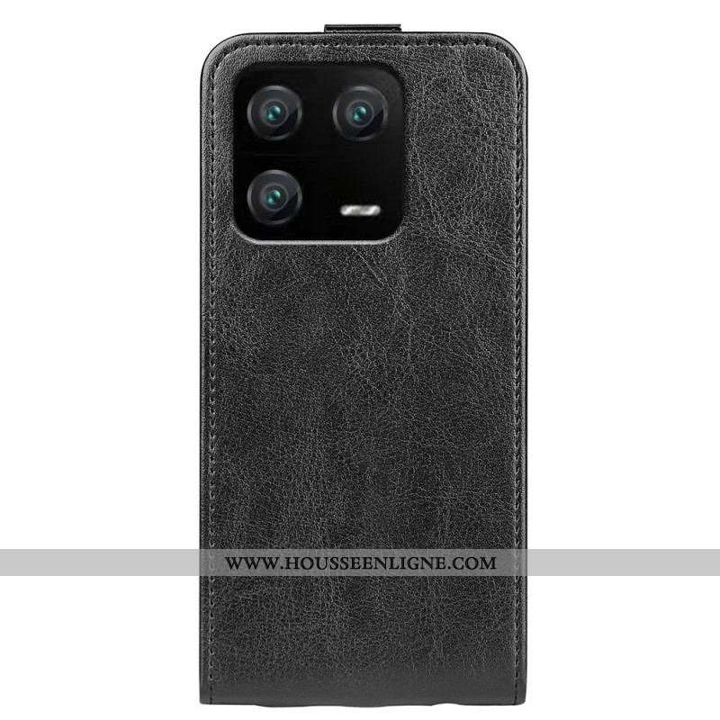 Housse Xiaomi 13 Pro Effet Cuir Rabat Vertical