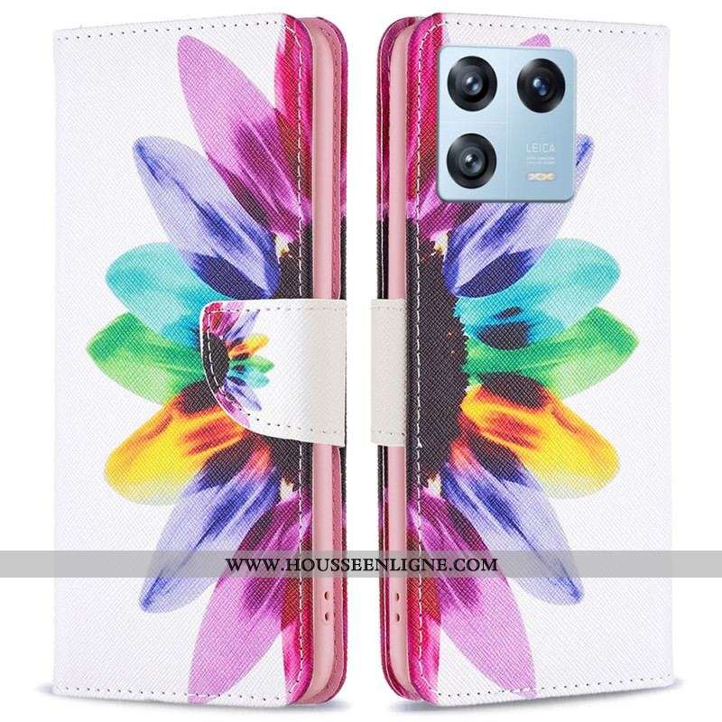 Housse Xiaomi 13 Pro Fleur Aquarelle