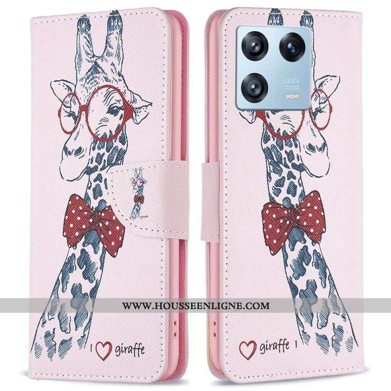 Housse Xiaomi 13 Pro Girafe Intello