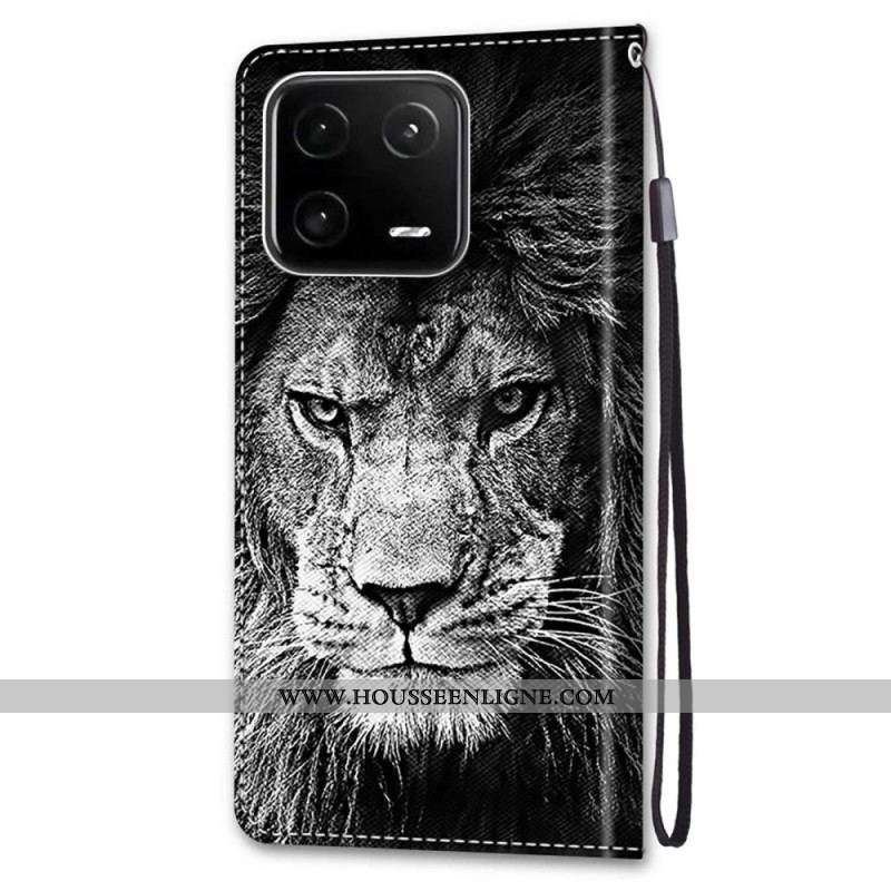 Housse Xiaomi 13 Pro Lion à Lanière