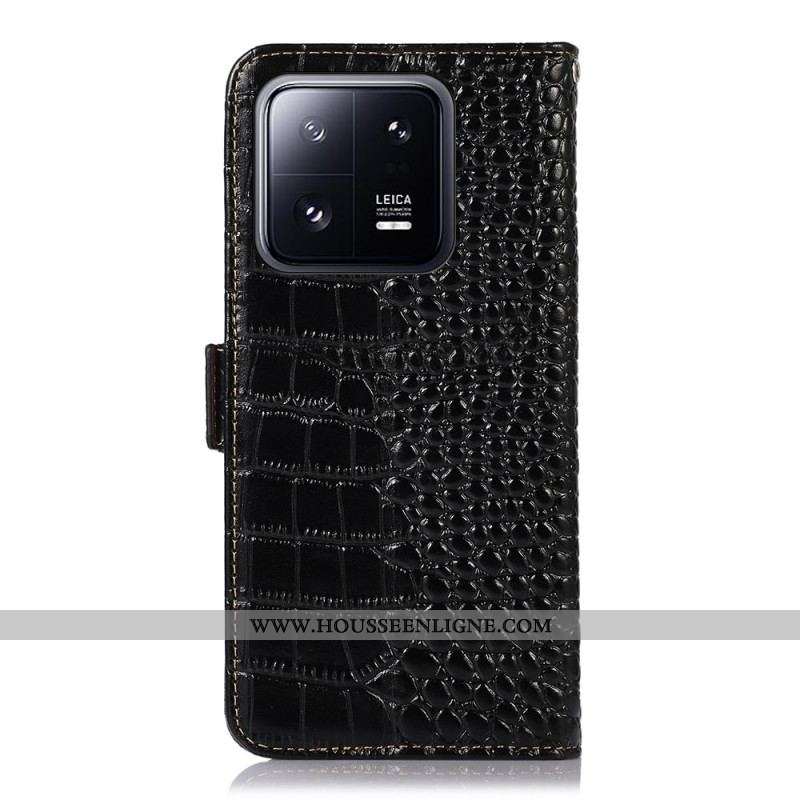 Housse Xiaomi 13 Pro Style Crocodile RFID