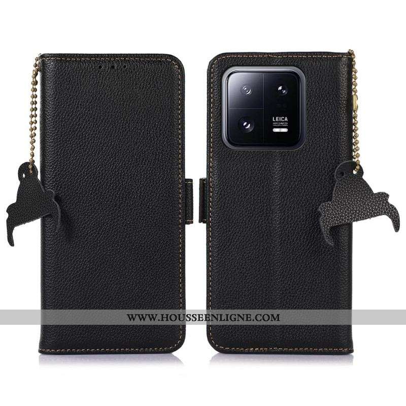 Housse Xiaomi 13 Pro Vrai Cuir Protection RFID