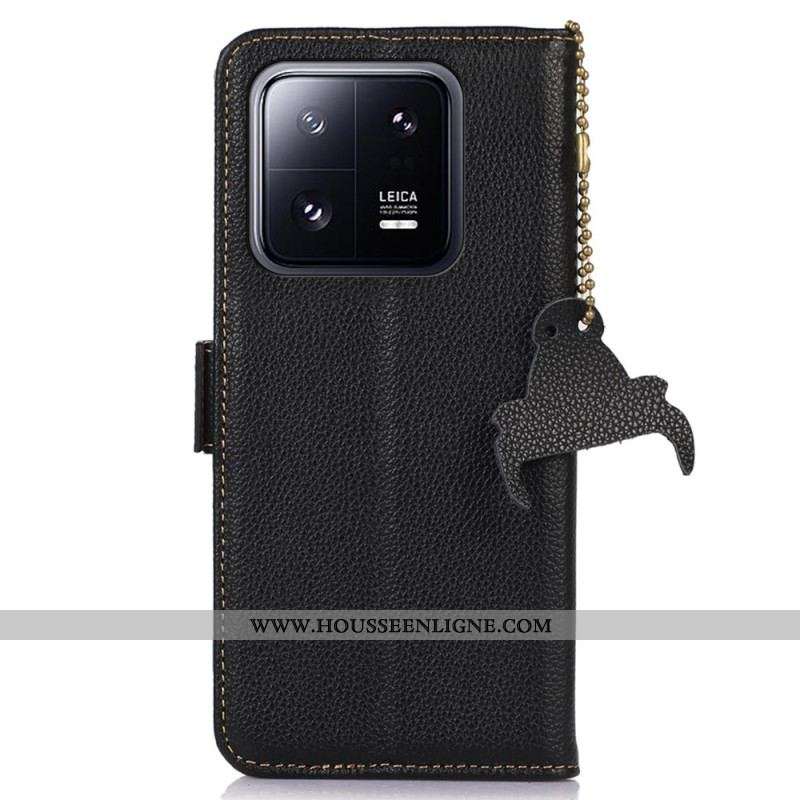 Housse Xiaomi 13 Pro Vrai Cuir Protection RFID