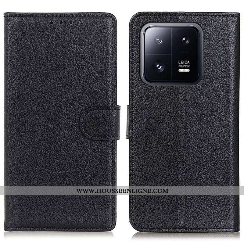 Housse Xiaomi 13 Simili Cuir Traditionnel